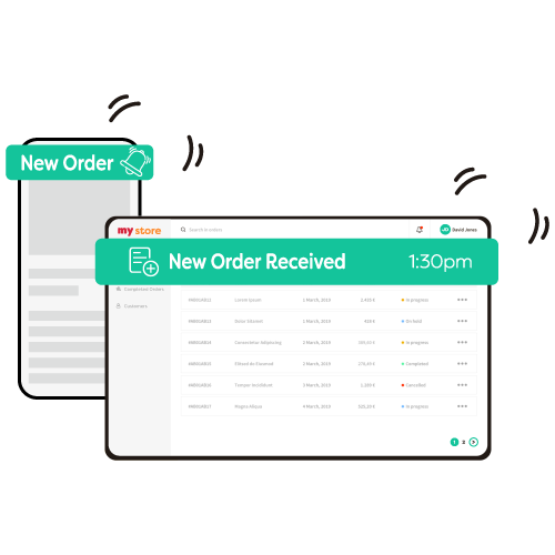 Store Customer Interface In-Store Tablet Interface